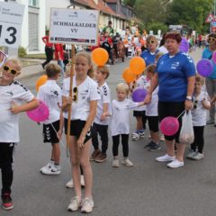 Stadtfestumzug zur 1150-Jahrfeier von Schmalkalden