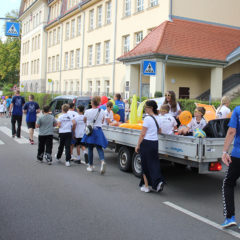 Stadtfestumzug zur 1150-Jahrfeier von Schmalkalden