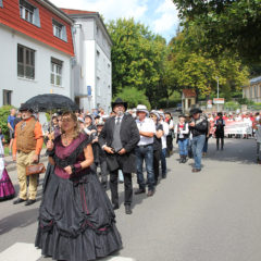 Stadtfestumzug zur 1150-Jahrfeier von Schmalkalden