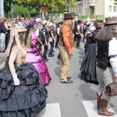 Stadtfestumzug zur 1150-Jahrfeier von Schmalkalden