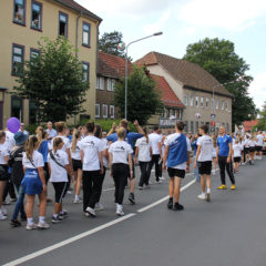 Stadtfestumzug zur 1150-Jahrfeier von Schmalkalden