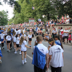 Stadtfestumzug zur 1150-Jahrfeier von Schmalkalden